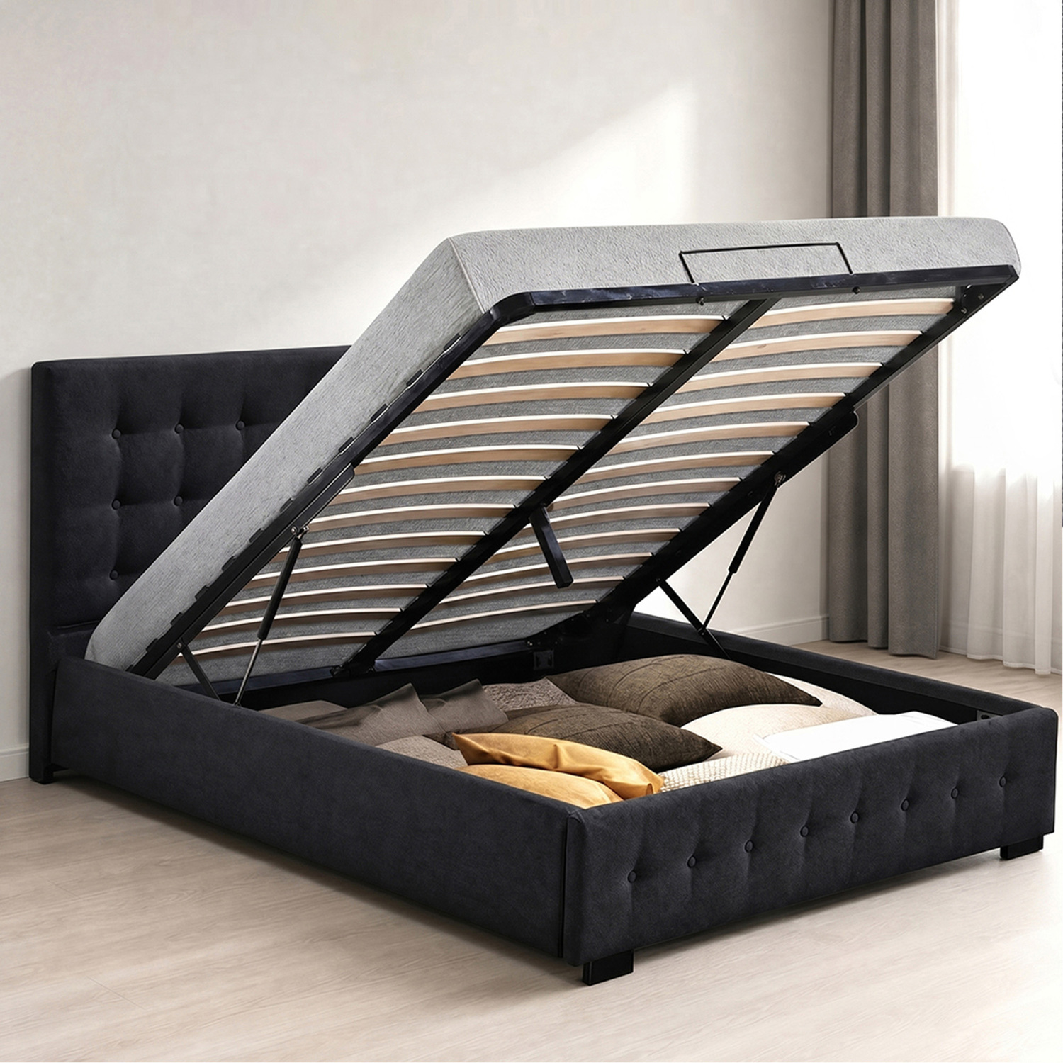 Tyler-Gas-Lift-Storage-Bed-Frame-BF1008