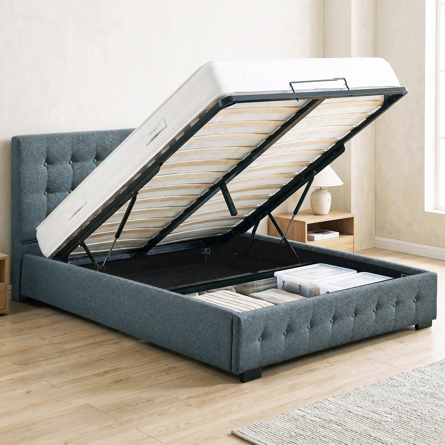 Tyler-Gas-Lift-Storage-Bed-Frame-BF1008