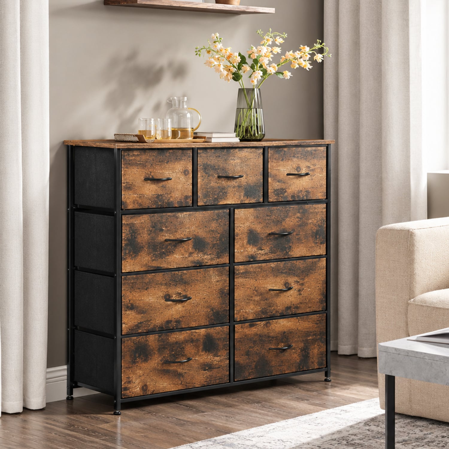 Livia 9 Drawer Chest