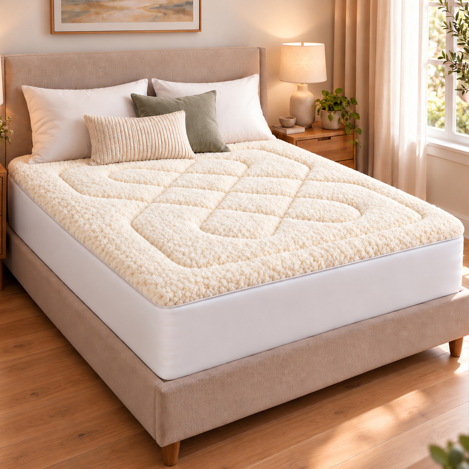 DreamZ Wool Mattress Topper