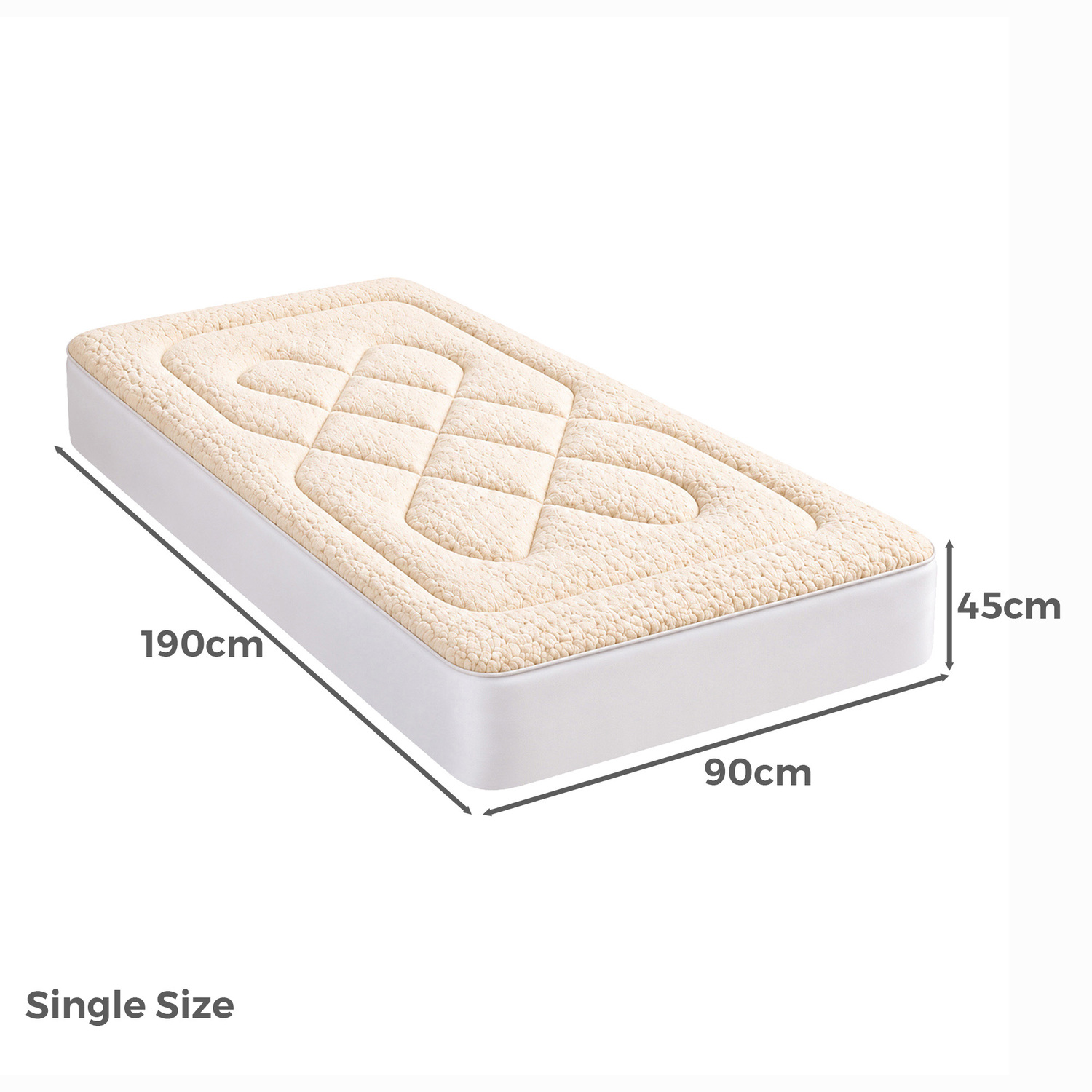 DreamZ Wool Mattress Topper
