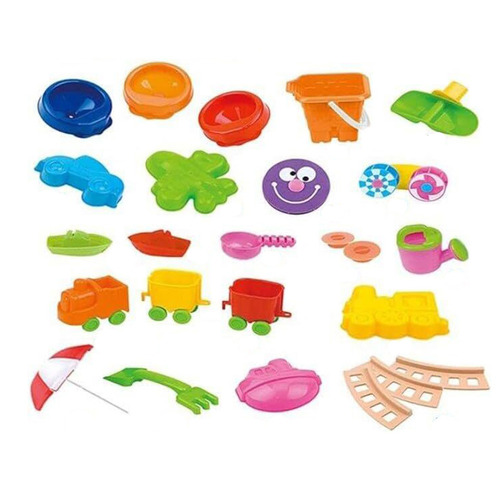 Gem Toys Kids' Outdoor Sand & Water Table with Umbrella Set
