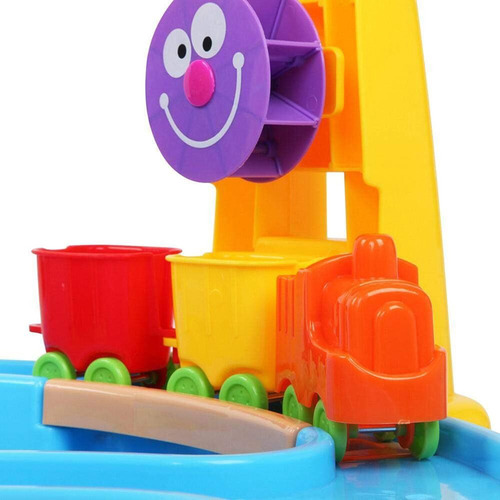 Gem Toys Kids' Outdoor Sand & Water Table with Umbrella Set