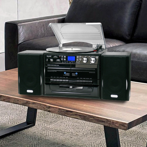 Lenoxx Large Black Home Entertainment System & Reviews Temple & ster