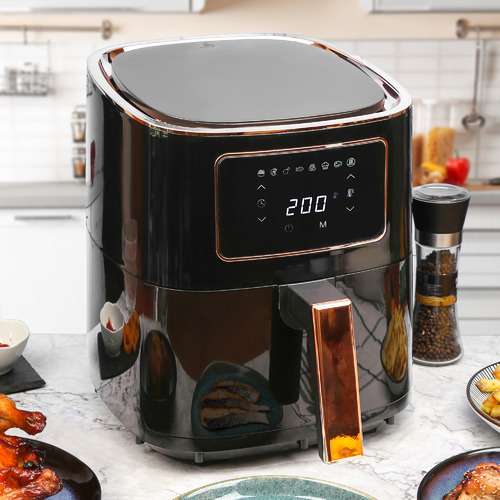 8L Dual Zone Digital Air Fryer w/ 200°C, 10 Cooking Programs – Lenoxx  Electronics
