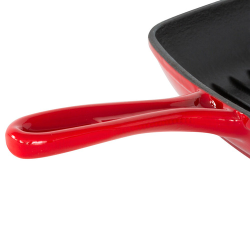 22cm Enamelled Cast Iron Grill Pan