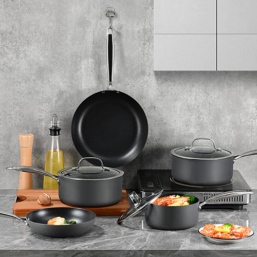 8 Piece Non-Stick Aluminium Cookware Set