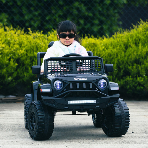 Lenoxx Kids' Jeep-Inspired Remote Controlled Ride-on Electric Car
