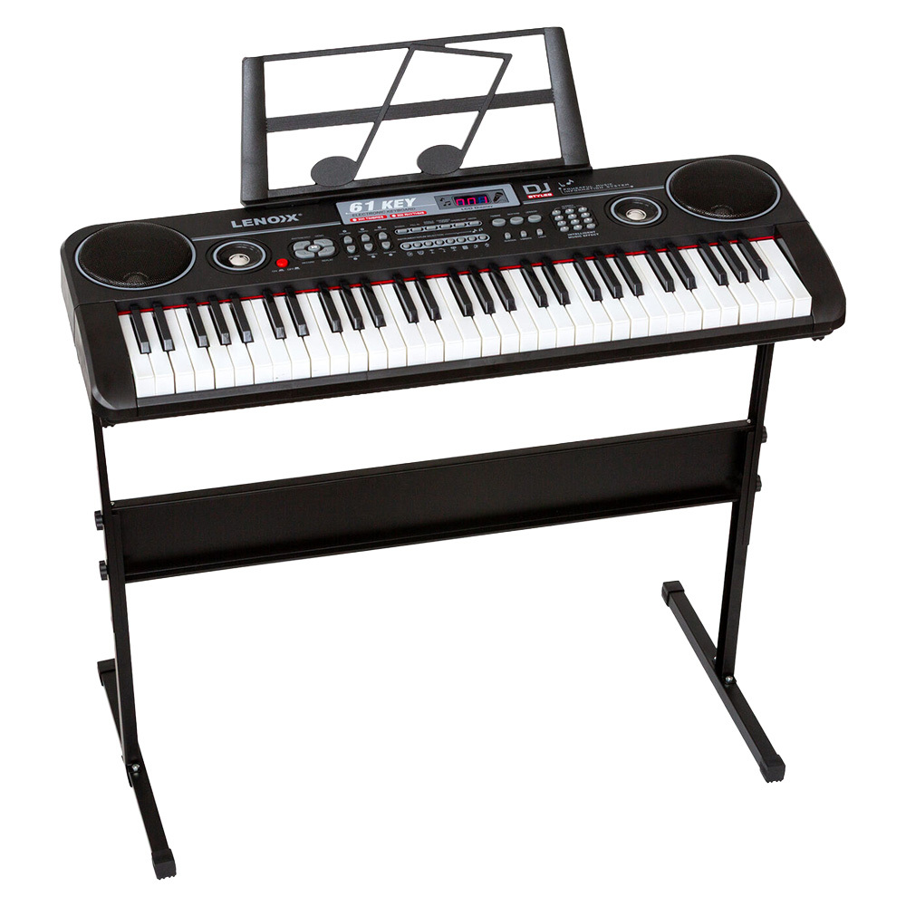 Melodiya 61-Key Electronic Keyboard with Stand