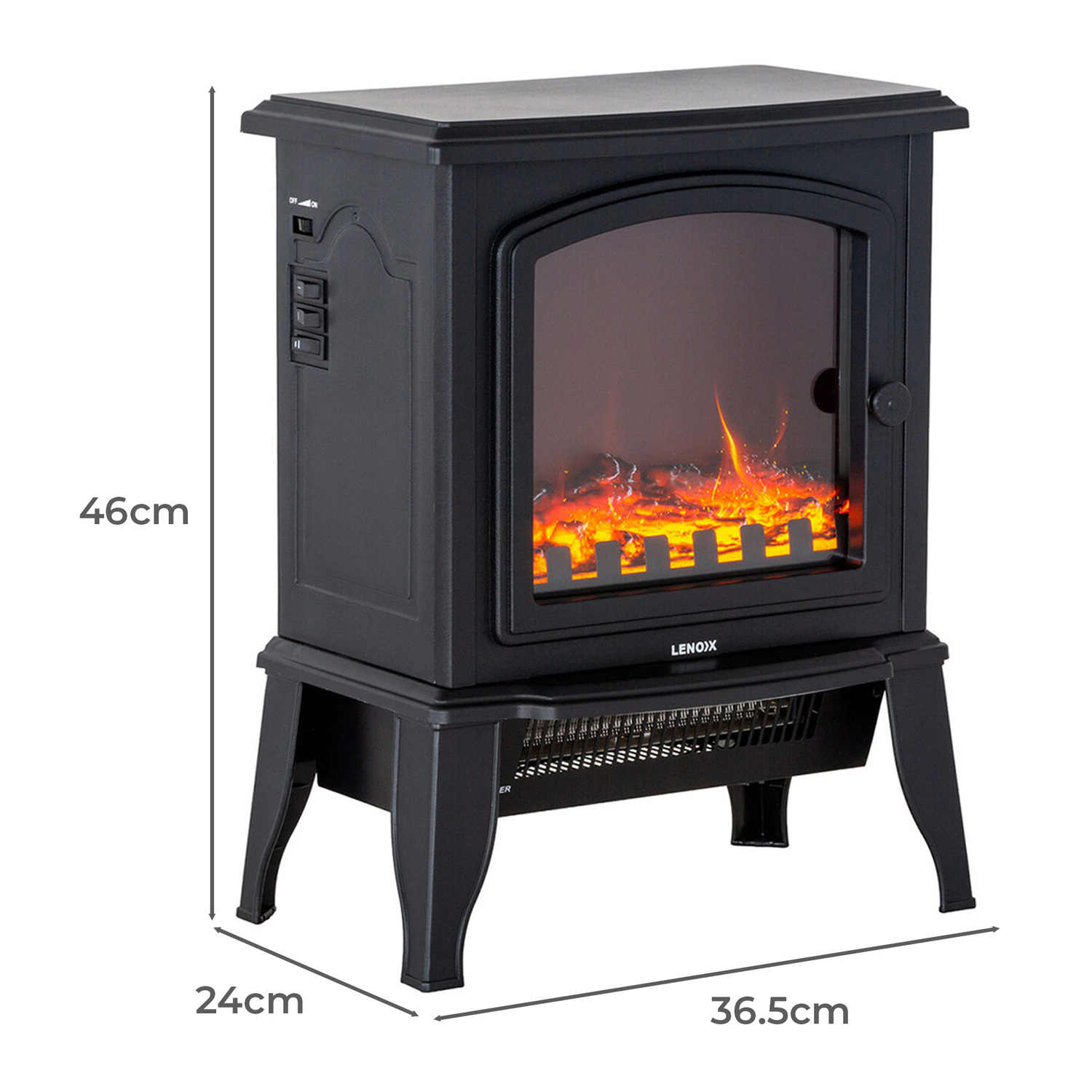 Reshin 1800W Electric Fireplace Heater