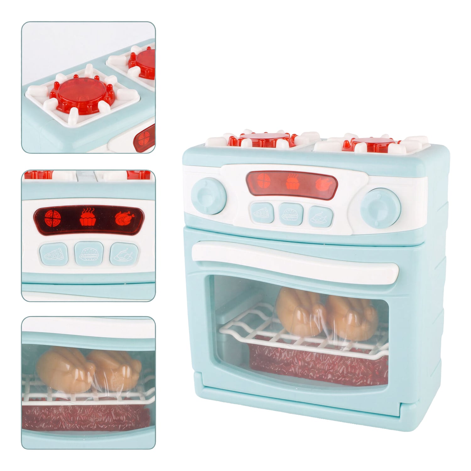 Lenoxx Kids 4 Piece Home Appliance Playset with Light & Sound