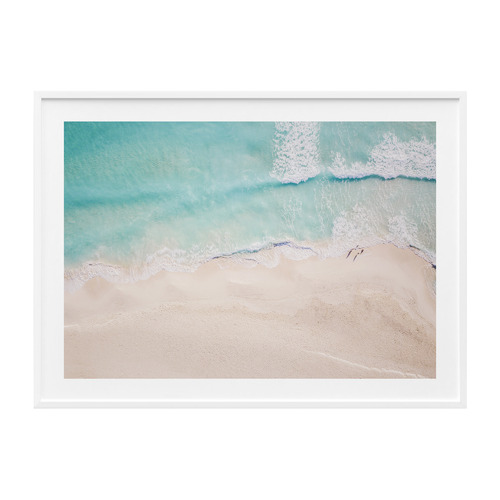 Le Concept Art Aerial Beach Framed Print | Temple & Webster