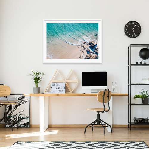 Le Concept Art Byron Bay The Pass Framed Print | Temple & Webster