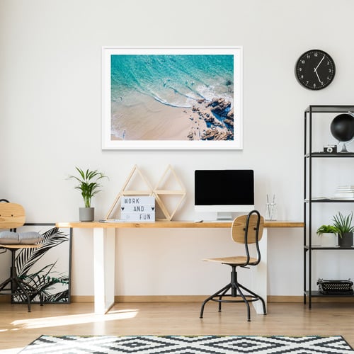 Byron Bay The Pass Framed Print