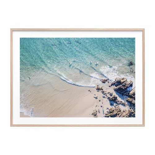 Byron Bay The Pass Framed Print