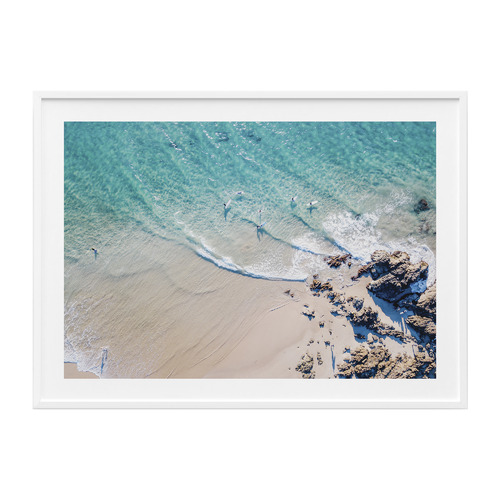 Byron Bay The Pass Framed Print