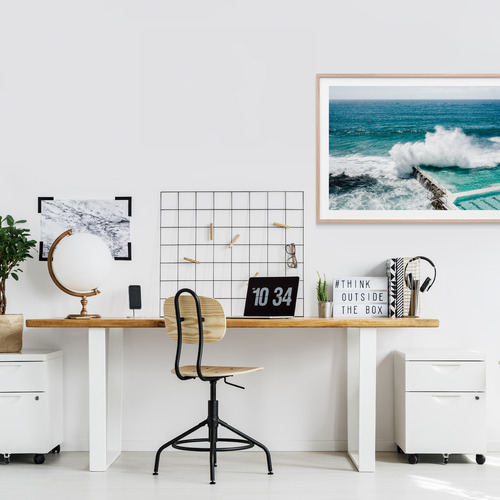 Bondi Crash Framed Print
