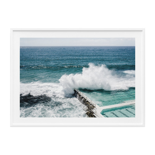 Bondi Crash Framed Print