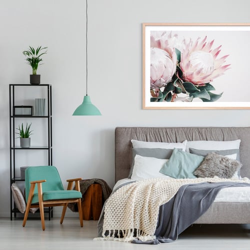 Protea Bouquet Framed Print