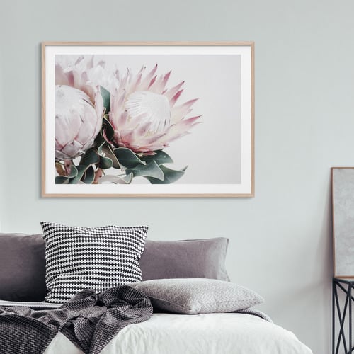 Protea Bouquet Framed Print