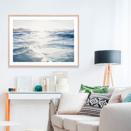 Le Concept Art Ocean Light Framed Print | Temple & Webster