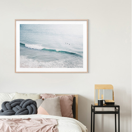 Three Surfers Framed Print | Temple & Webster