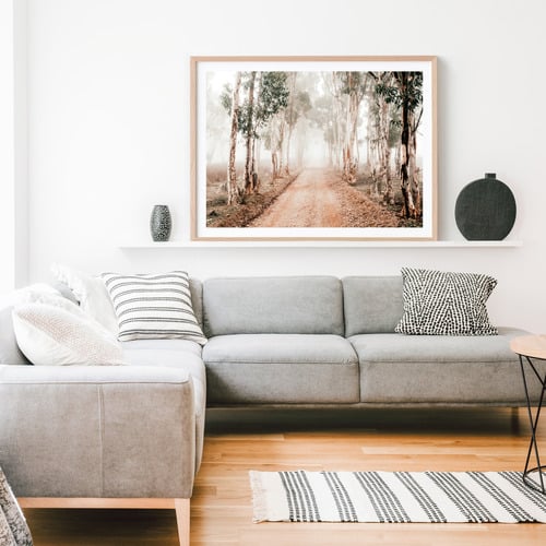 Winter Gums Framed Paper Print Wall Art