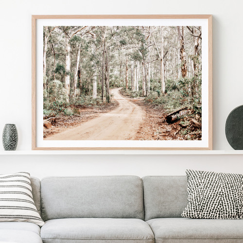 Bush Tracks Framed Paper Print Wall Art Temple & ster