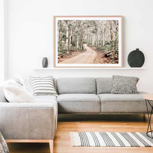Bush Tracks Framed Paper Print Wall Art
