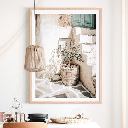Olive Tree Framed Paper Print Wall Art