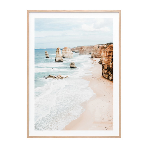 Great Ocean Road Framed Paper Print Wall Art Temple & ster