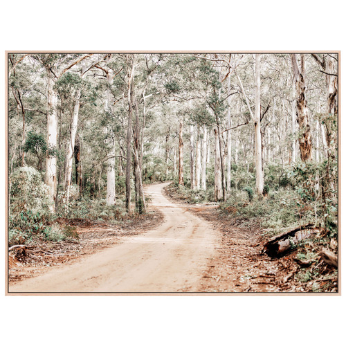 Bush Clearing Framed Canvas Wall Art