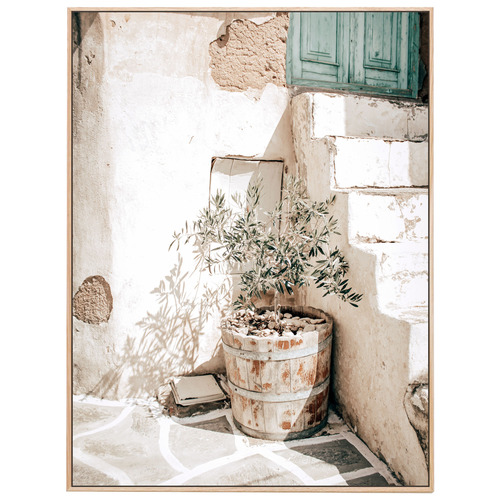 Olive Tree Framed Canvas Wall Art