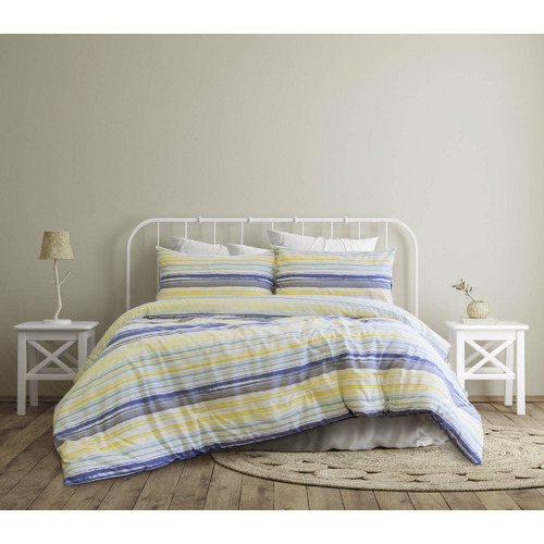 Seafoam Milford Cotton-Blend Quilt Cover Set