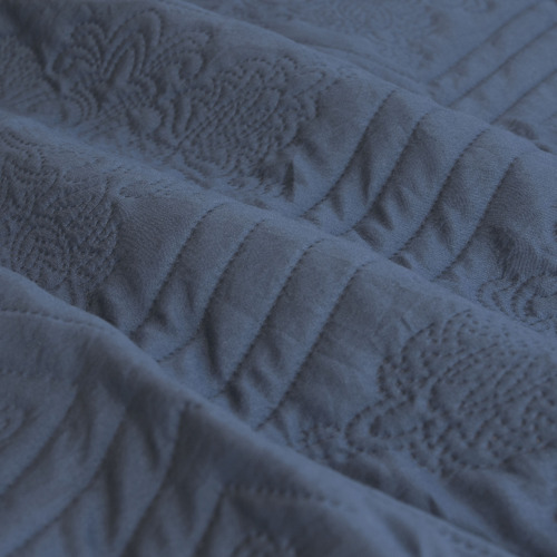 Cornflower Blue Eddison Quilt Cover Set Temple & ster