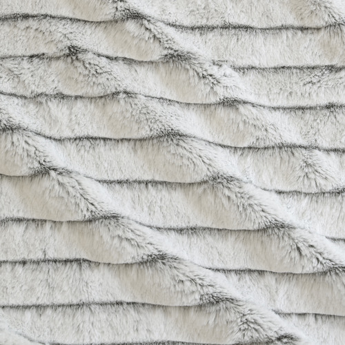 Striped Faux Fur Quilt Cover Set Temple & ster