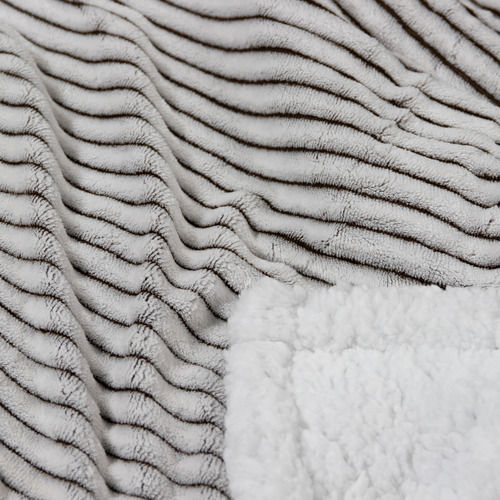 Auburn Striped Flannel Throw