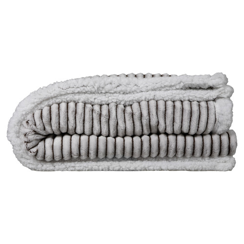 Auburn Striped Flannel Throw