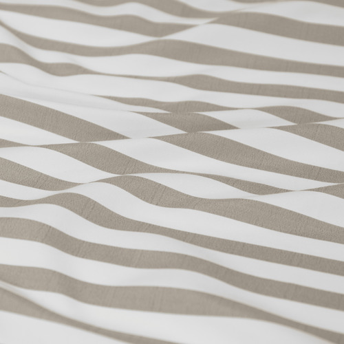 Natural Stripe Frankie Quilt Cover Set