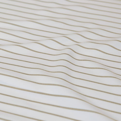 Natural Stripe Frankie Quilt Cover Set
