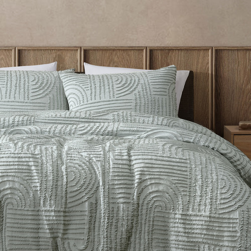 Kiewa Jacquard Quilt Cover Set