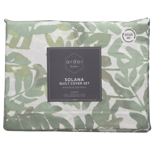 Solana Microfibre Quilt Cover Set