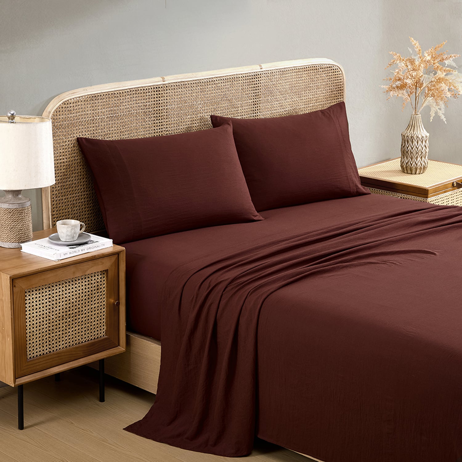 Mahogany-Aria-Vintage-Washed-Sheet-Set