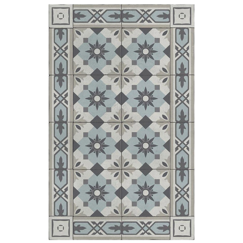 Pale Blue Amsterdam Vinyl Mat