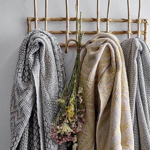 BloomingVille Natural Cane Coat Hanger Temple & ster