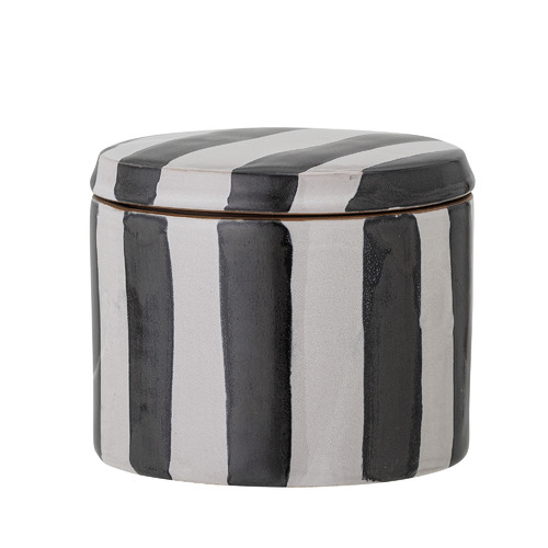 Black Serina Jar with Lid