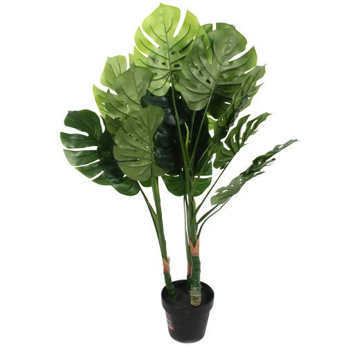 100cm Potted Faux Monstera Plant | Temple & Webster