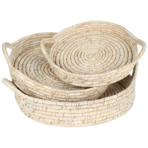 3 Piece Oval Cottesloe Kans Grass Tray