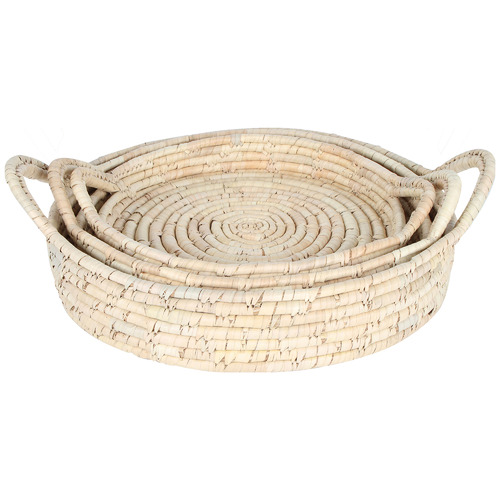 3 Piece Oval Cottesloe Kans Grass Tray