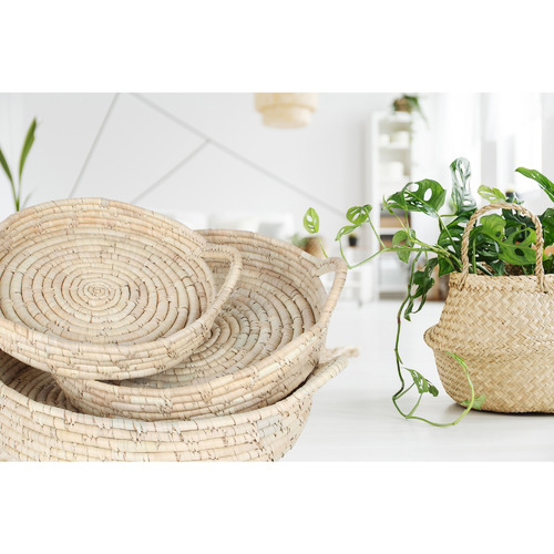 3 Piece Oval Cottesloe Kans Grass Tray